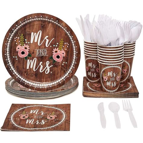 party city wedding supplies|disposable wedding plates and napkins.